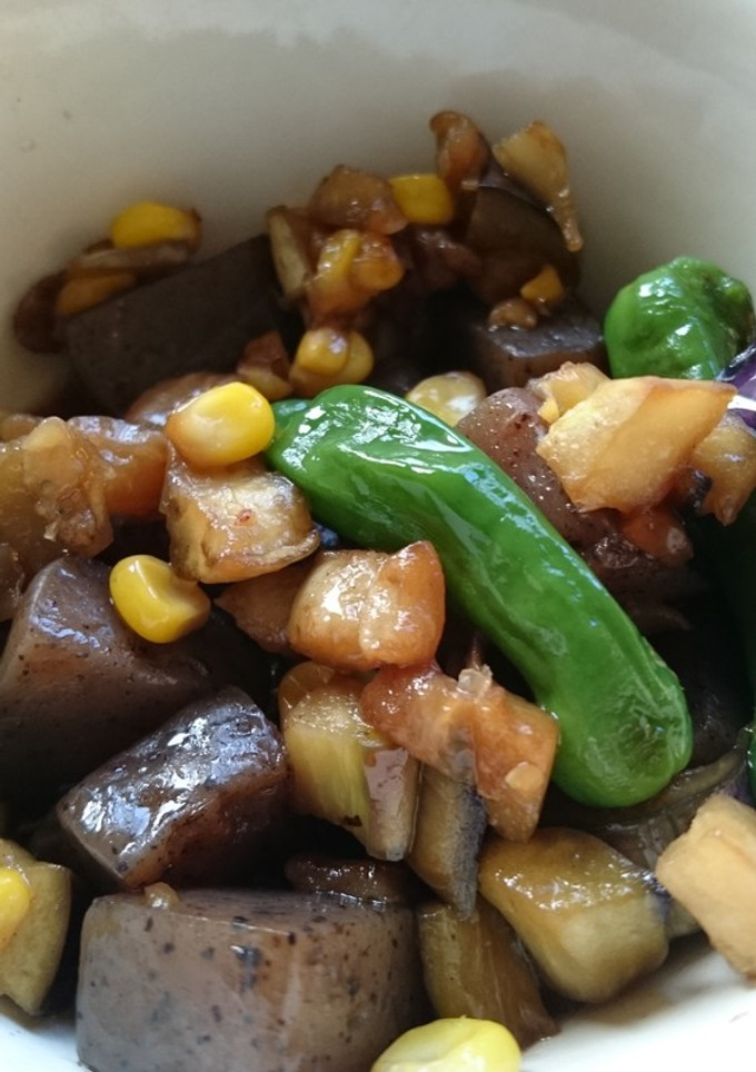 〈さっと蒲焼きのタレで〉ししとう野菜炒め-レシピのメイン写真