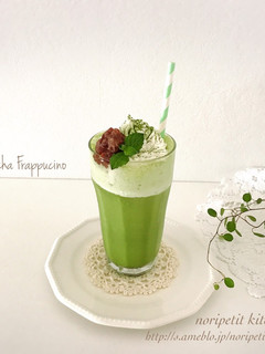 1分de簡単♡おいしい♡抹茶フラペチーノ-レシピのメイン写真