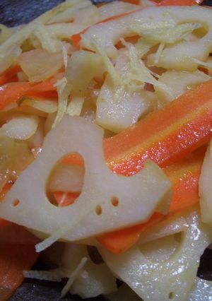 根菜の甘酢炒め-レシピのメイン写真