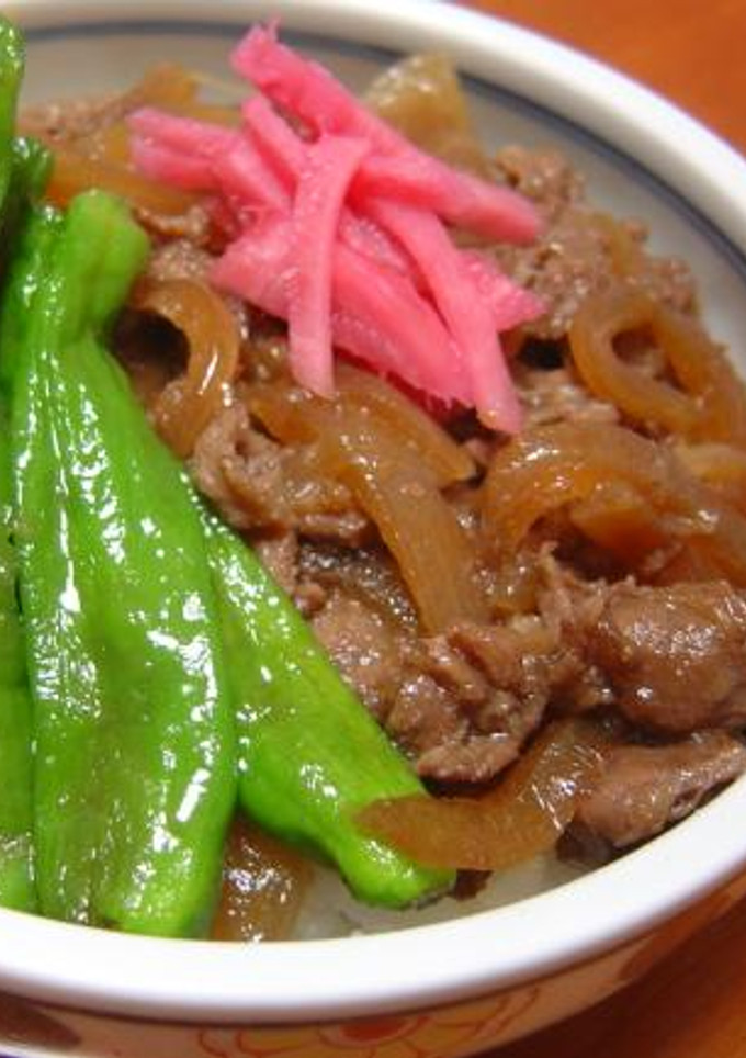 牛丼＊しょうが焼きのたれを使って-レシピのメイン写真