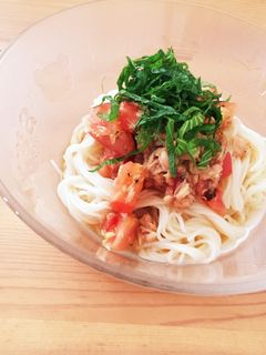 簡単 ツナトマそうめん 夏-レシピのメイン写真
