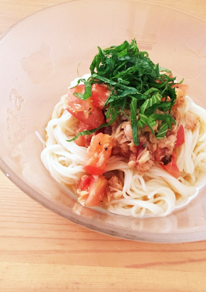 簡単 ツナトマそうめん 夏-レシピのメイン写真