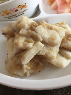 食パンとバナナで簡単 バナナパン☆離乳食-レシピのメイン写真