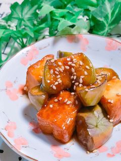茄子と厚揚げ♡さっぱり甘酢炒め-レシピのメイン写真