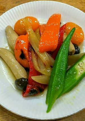 柚子茶で簡単! 夏野菜のマリネ-レシピのメイン写真