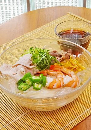 夏にオススメ♪ポン酢そうめん-レシピのメイン写真