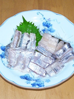 太刀魚の刺身 三種-レシピのメイン写真