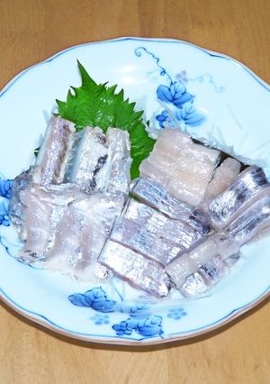太刀魚の刺身 三種-レシピのメイン写真
