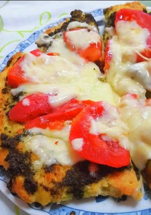 紫蘇ジェノバペーストPIZZA-レシピのメイン写真