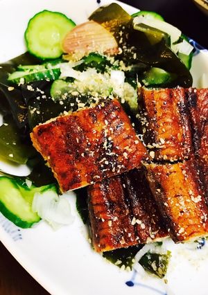 簡単！さっぱり薬味で鰻ざく！-レシピのメイン写真