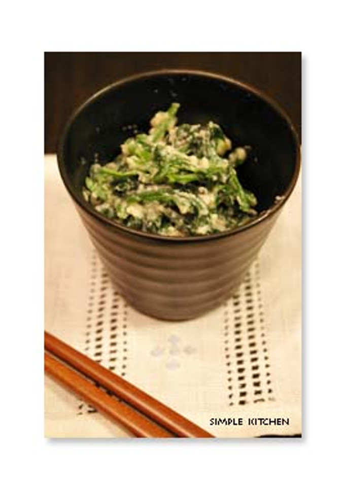 和食の定番☆ほうれん草の白和え-レシピのメイン写真