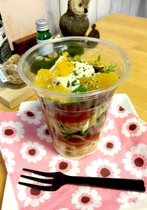 トマト&バジルとチーズソースの冷製パスタ-レシピのメイン写真