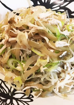 ザーサイのネギ鶏サラダ-レシピのメイン写真