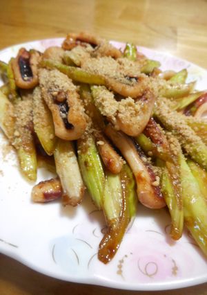 いかとアスパラのオイスターソース炒め-レシピのメイン写真