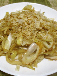 おひとりさまの大人の香り焼きうどん-レシピのメイン写真