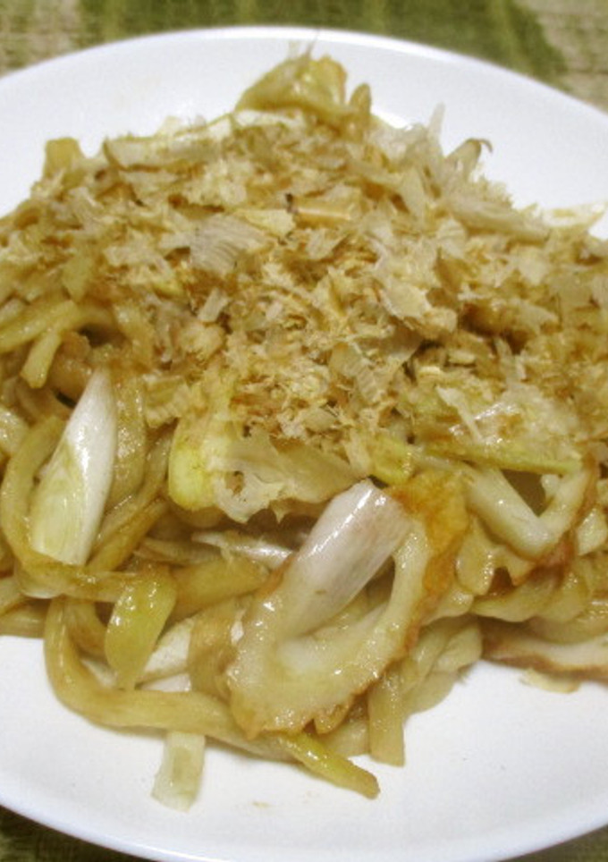 おひとりさまの大人の香り焼きうどん-レシピのメイン写真
