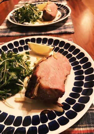 豚肩ロース塊肉のローストガーリックレモン-レシピのメイン写真