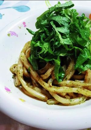 紫蘇ジェノベーゼうどん-レシピのメイン写真