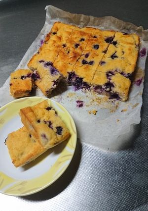 ブルーベリーのココナッツケーキ♪-レシピのメイン写真