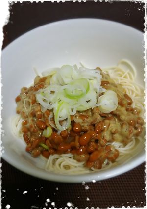そうめんに納豆☆-レシピのメイン写真