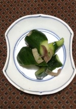 きゅうりの昆布茶漬け-レシピのメイン写真