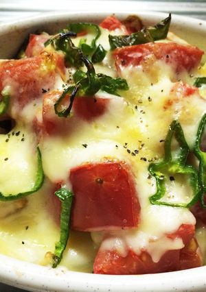 夏野菜のチーズ焼き-レシピのメイン写真