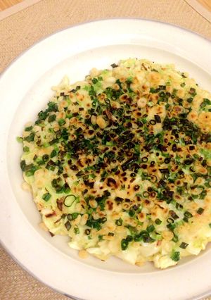 ネギと天かすのカリカリお好み焼き-レシピのメイン写真
