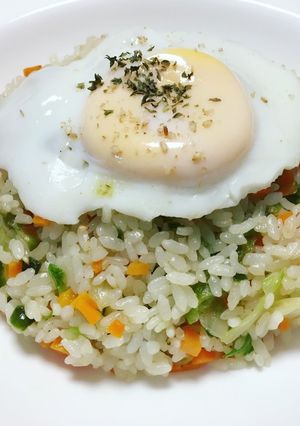 レタス炒飯風混ぜご飯☆-レシピのメイン写真