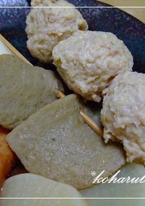 **鶏つくねＩＮおでん**-レシピのメイン写真