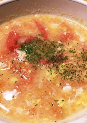 簡単！トマトスープ-レシピのメイン写真