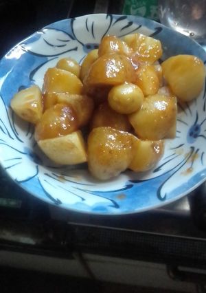 新じゃがの味噌田楽　　-レシピのメイン写真