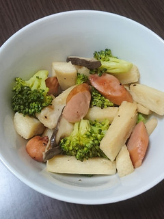 ブロッコリー長芋ソーセージバター醤油炒め-レシピのメイン写真