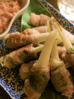 酒つまに☆エシャレットの大葉肉巻き-レシピのメイン写真