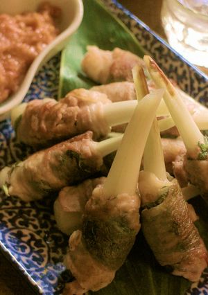 酒つまに☆エシャレットの大葉肉巻き-レシピのメイン写真