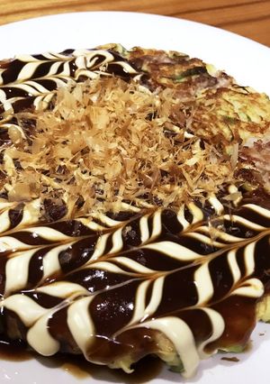疲労回復♡ネギと山芋のお好み焼き-レシピのメイン写真