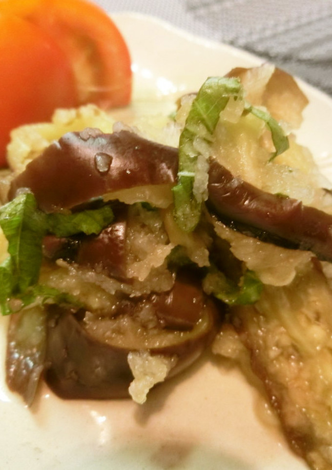 蒸し茄子のおろしポン酢和え-レシピのメイン写真