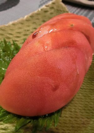 キンキン冷やしトマトの醤油かけ-レシピのメイン写真