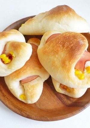 ハムマヨコーンパン-レシピのメイン写真
