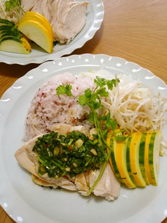 鶏むね肉で♡パクチーたっぷりカオマンガイ-レシピのメイン写真