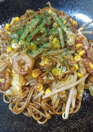 ピリ辛♫大磯屋ちくわ焼そば-レシピのメイン写真