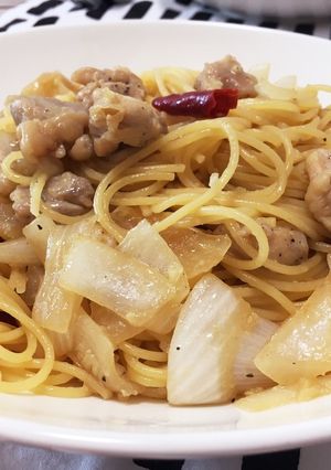 鶏肉の和風パスタ-レシピのメイン写真