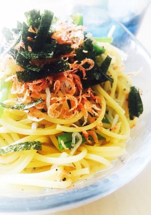 和!冷凍deしらすと小松菜パスタ-レシピのメイン写真