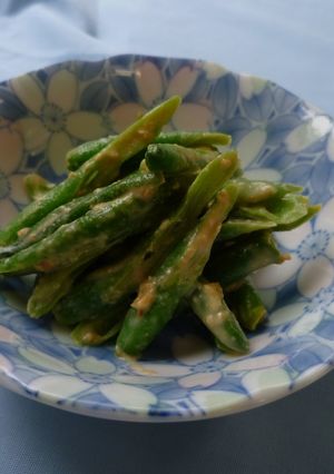 サヤインゲンの味噌マヨネーズ和え-レシピのメイン写真