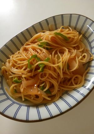 簡単レンジでパスタ フレッシュトマト編-レシピのメイン写真