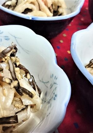 大根消費【大根とカニカマの塩昆布サラダ】-レシピのメイン写真