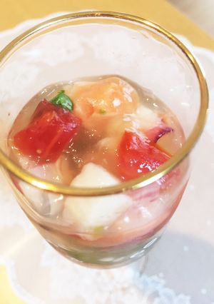 お野菜とシーフードのジュレ❁*+-レシピのメイン写真