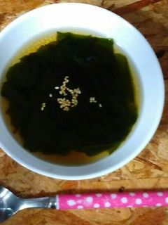 【火を使わない】わかめスープ-レシピのメイン写真
