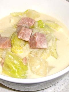 キャベツたっぷり豆乳スープ♪-レシピのメイン写真