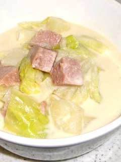 キャベツたっぷり豆乳スープ♪-レシピのメイン写真