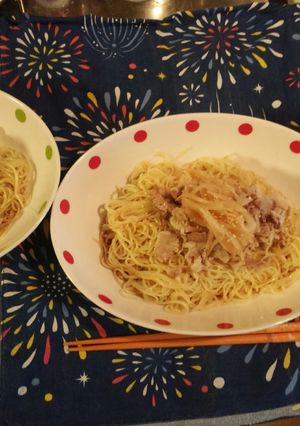 1つの鍋で簡単☆豚しゃぶ冷やし中華-レシピのメイン写真